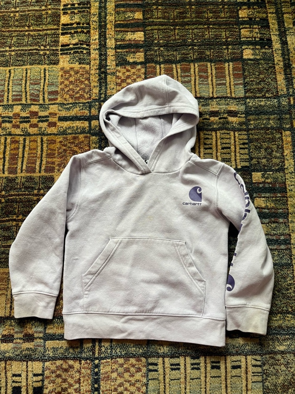 Carhartt Kids Light Purple Hooded Sweatshirt Size 4